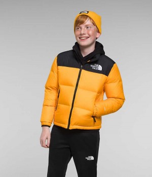 The North Face 1996 Retro Nuptse Dunjacka Pojke Guld | SVERIGE HXRUFQ