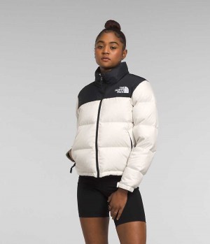 The North Face 1996 Retro Nuptse Dunjacka Dam Vita Svarta | STOCKHOLM RCWUNQ