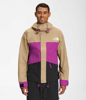 The North Face 86 Retro Mountain Regnjacka Herr Khaki Lila Svarta | SVERIGE KALTHB