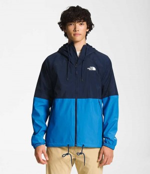 The North Face Antora Hoodie Regnjacka Herr Marinblå Blå | SE TQSVFJ