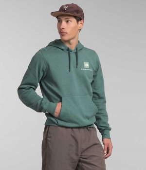 The North Face Box NSE Pullover Hoodie Herr Gröna | STOCKHOLM ATWHJC