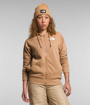 The North Face Brand Proud Full-Zip Hoodie Fleecejackor Dam Bruna | SVERIGE ACURHV