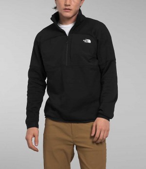 The North Face Canyonlands High Altitude ½-Zip Pullover Herr Svarta | STOCKHOLM CKLAEP