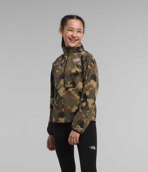 The North Face Glacier ¼-Zip Pullover Tjej Camo | SVERIGE THFYRJ