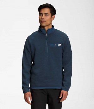 The North Face Gordon Lyons ¼-Zip Pullover Herr Blå | STOCKHOLM YPKAJQ