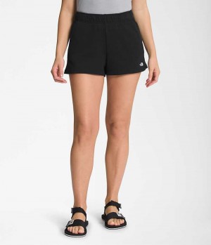 The North Face Half Dome Fleece Shorts Dam Svarta | SE AHOBNT