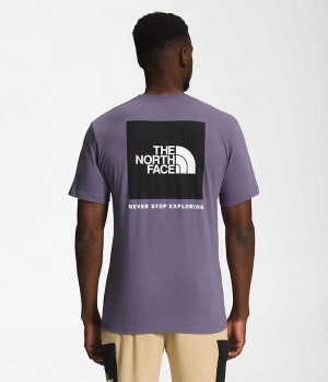 The North Face Korta Sleeve Box NSE T-Shirt Herr Lila | STOCKHOLM HQZPON