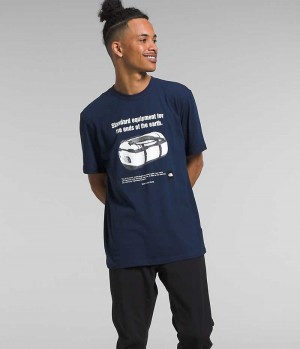 The North Face Korta Sleeve Brand Proud T-Shirt Herr Marinblå | SE QIDEKZ