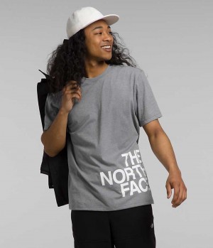 The North Face Korta Sleeve Brand Proud T-Shirt Herr Grå | SVERIGE MSPJVZ