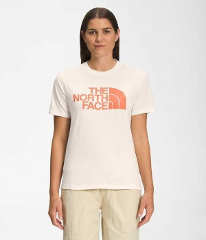 The North Face Korta Sleeve Half Dome T-Shirt Dam Vita | STOCKHOLM LHKMRF