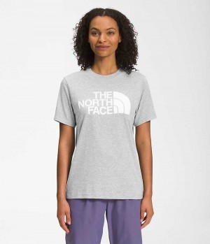 The North Face Korta Sleeve Half Dome T-Shirt Dam Ljusgrå | SE ORJPYM