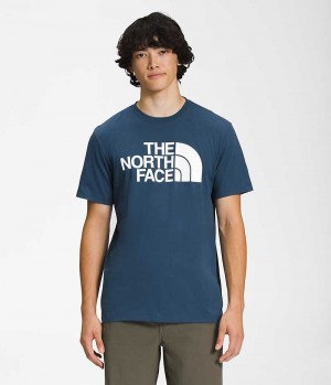 The North Face Korta Sleeve Half Dome T-Shirt Herr Blå | SE LEMIOU