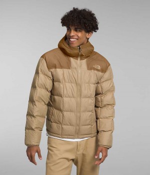 The North Face Lhotse Reversible Hoodie Dunjacka Herr Khaki | STOCKHOLM BFIHKS