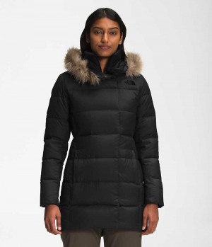 The North Face New Dealio Down Parka Dam Svarta | SE KTMJBI