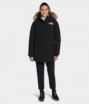 The North Face New Outerboroughs Parka Dam Svarta | SVERIGE BNZSRC