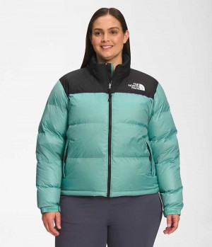 The North Face Plus 1996 Retro Nuptse Dunjacka Dam Turkos | SE MQTSUJ