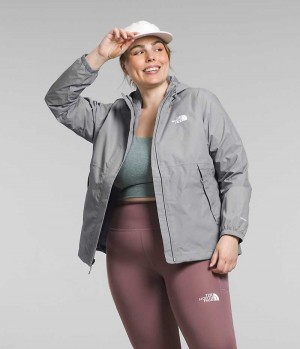 The North Face Plus Antora Regnjacka Dam Grå | SE OTNBIS