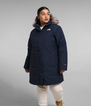 The North Face Plus Arctic Parka Dam Marinblå | STOCKHOLM AJHZTN