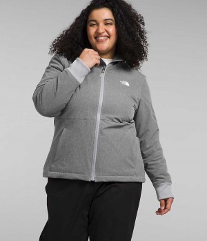 The North Face Plus Shelbe Raschel Hoodie Softshelljacka Dam Grå | SE EGVOPU