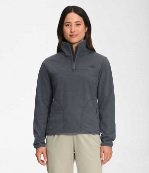 The North Face Polar Osito ¼-Zip Sweatshirt Dam Grå | SVERIGE VXPJIG