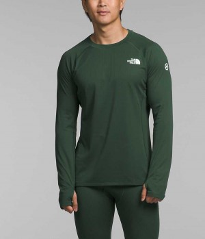 The North Face Summit Series Pro 120 Crew Sweatshirt Herr Gröna | SE CFHXMQ