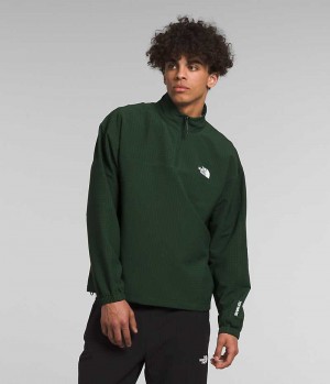 The North Face Tekware™ Grid ¼-Zip Pullover Herr Gröna | STOCKHOLM MZLKPF