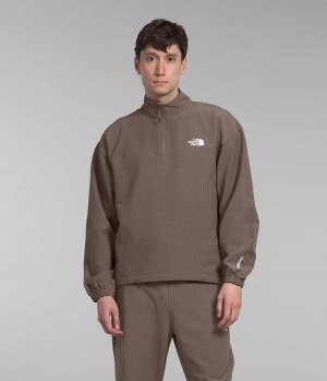 The North Face Tekware™ Grid ¼-Zip Pullover Herr Bruna | SVERIGE GYHDZX