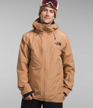 The North Face ThermoBall™ Eco Snow Triclimate® Huvjacka Herr Khaki | SVERIGE AIRVZT