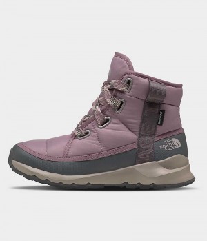 The North Face ThermoBall™ Spets Up Luxe Vattentäta Vinterkängor Dam Fuchsia | SE OUETYH