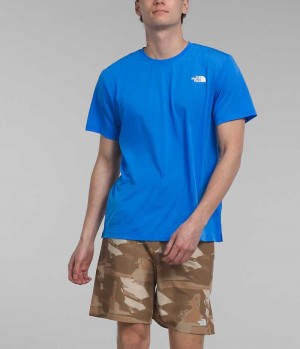 The North Face Wander Korta Sleeve T-Shirt Herr Blå | SE KZGVDF