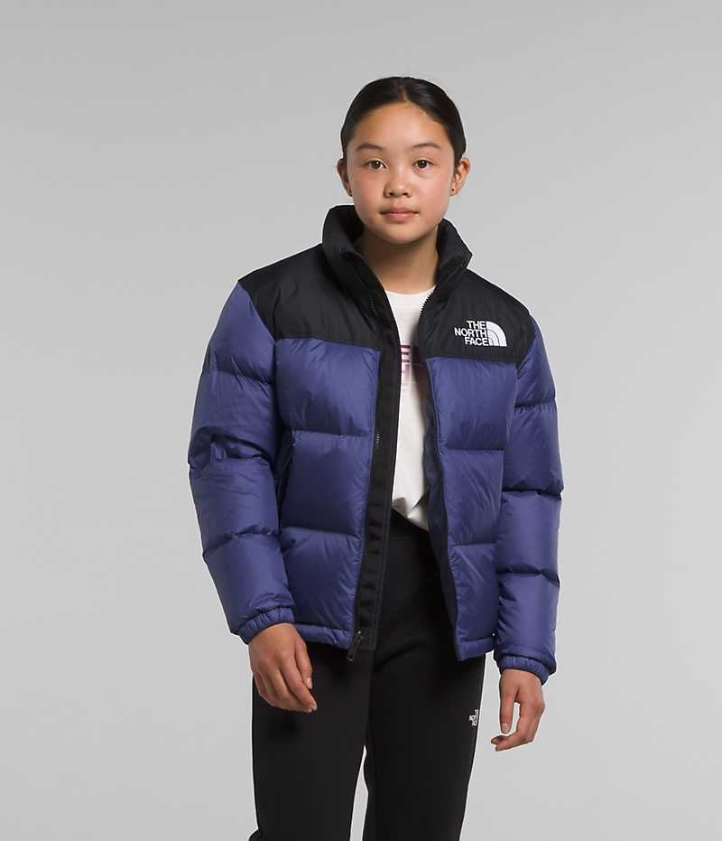 The North Face 1996 Retro Nuptse Dunjacka Tjej Blå | STOCKHOLM IWFUZJ