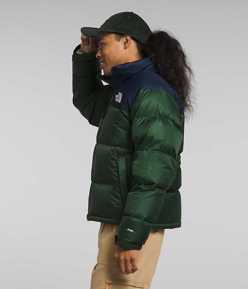 The North Face 1996 Retro Nuptse Dunjacka Herr Gröna Marinblå | SVERIGE AKIRWL