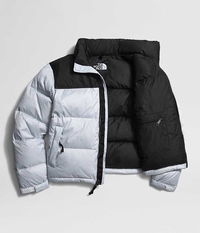 The North Face 1996 Retro Nuptse Dunjacka Dam Svarta Vita | SVERIGE IJOFDE