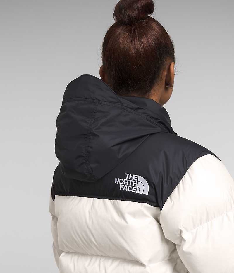 The North Face 1996 Retro Nuptse Dunjacka Dam Vita Svarta | STOCKHOLM RCWUNQ