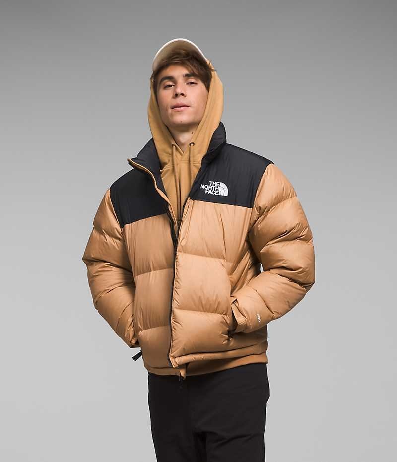 The North Face 1996 Retro Nuptse Dunjacka Herr Beige Svarta | SVERIGE GKJCAO