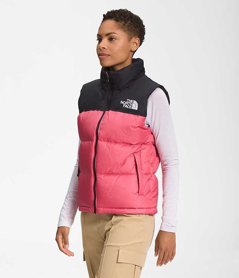 The North Face 1996 Retro Nuptse Dunväst Dam Rosa | STOCKHOLM KMPCGE