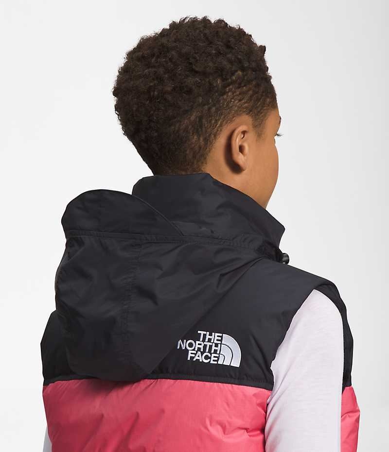 The North Face 1996 Retro Nuptse Dunväst Dam Rosa | STOCKHOLM KMPCGE