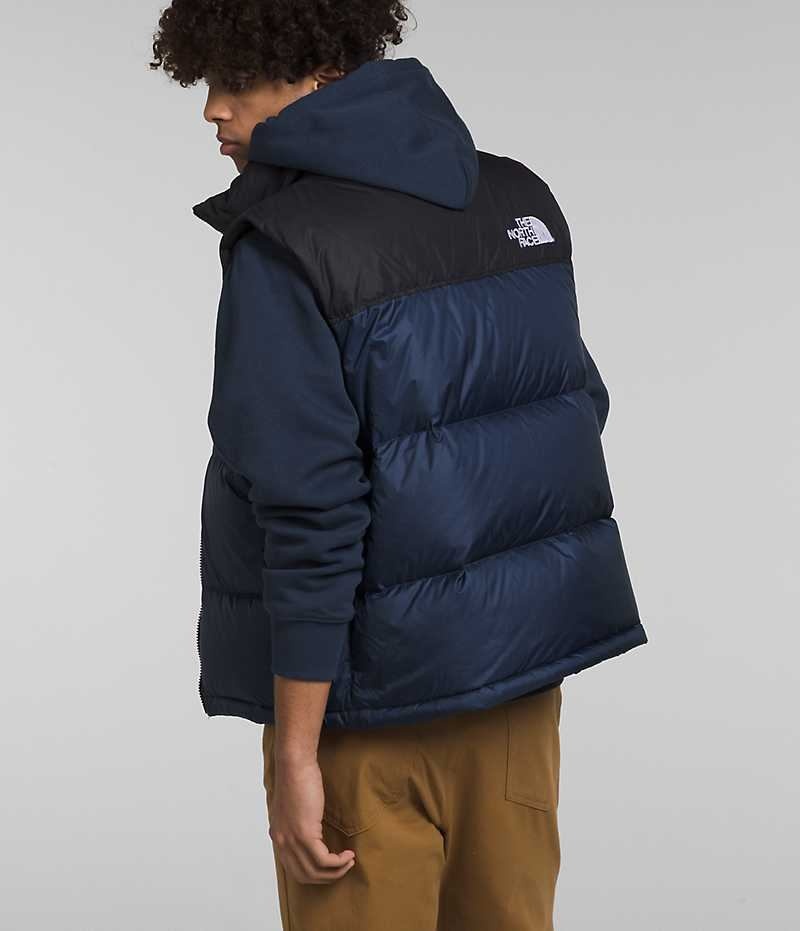 The North Face 1996 Retro Nuptse Dunväst Herr Marinblå | STOCKHOLM XNZJPT