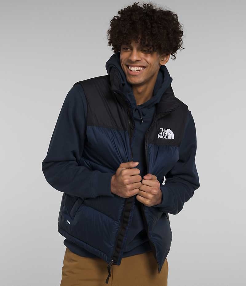 The North Face 1996 Retro Nuptse Dunväst Herr Marinblå | STOCKHOLM XNZJPT