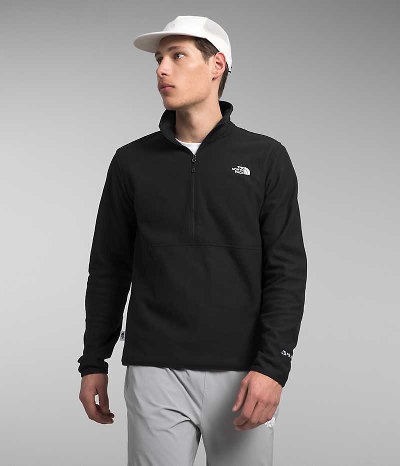 The North Face Alpine Polartec® 100 ½-Zip Pullover Herr Svarta | STOCKHOLM HZOWAJ