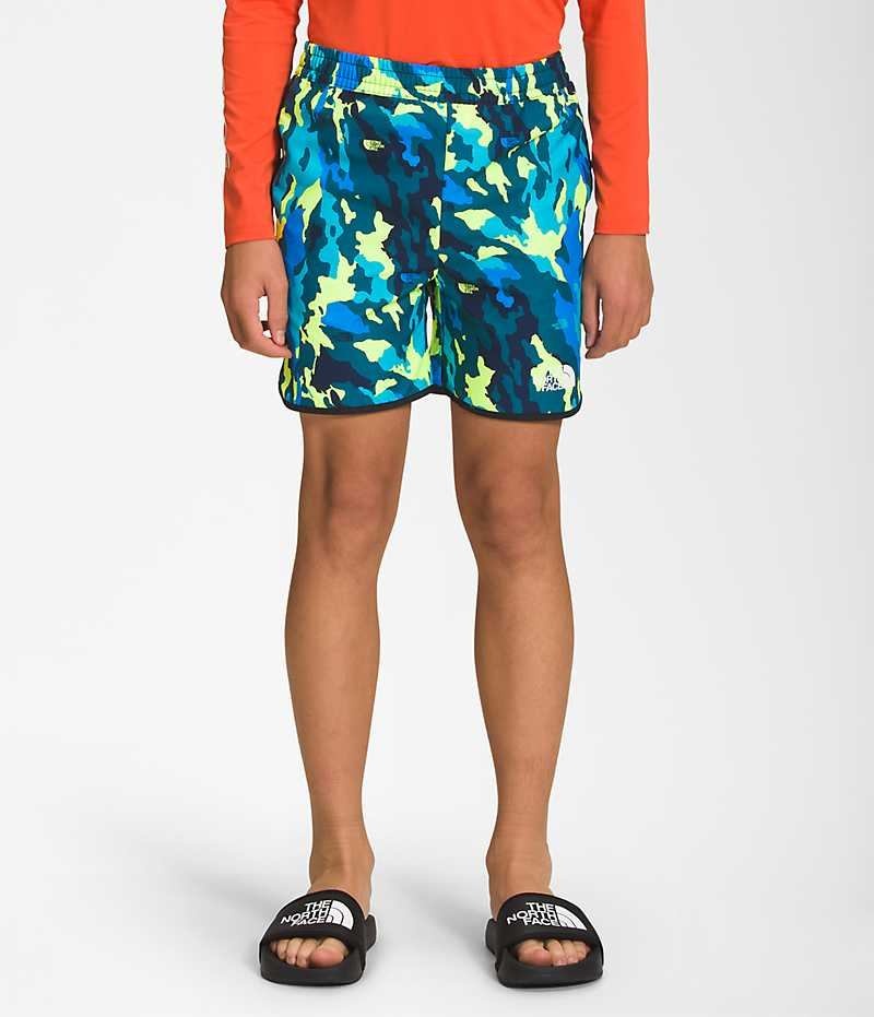 The North Face Amphibious Class V Shorts Pojke Camo | SVERIGE NBAKIS