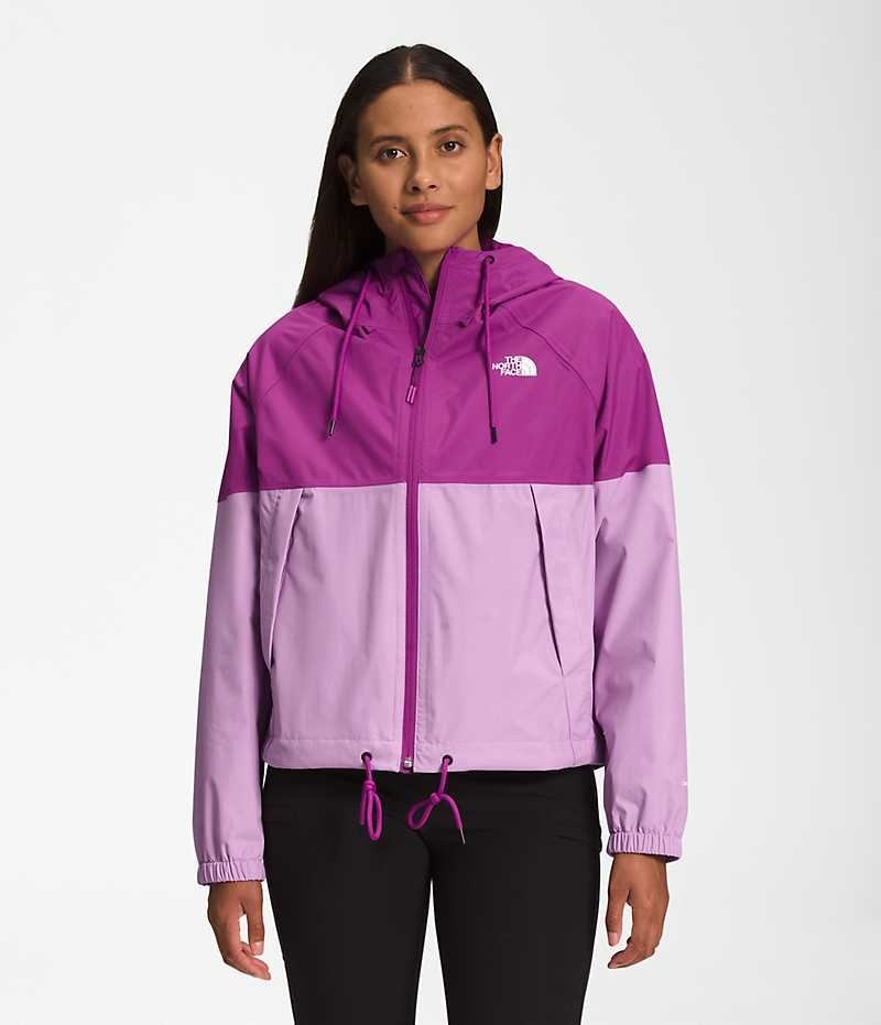 The North Face Antora Hoodie Regnjacka Dam Lila | SVERIGE YVMNKS