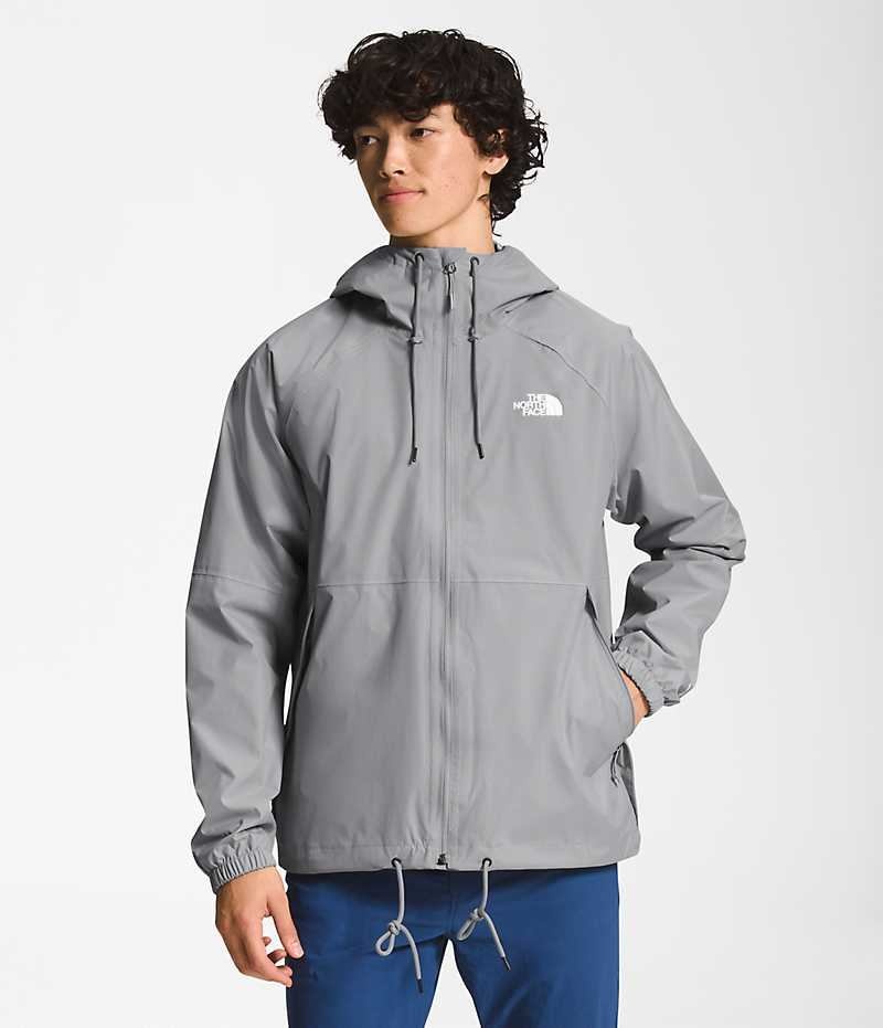 The North Face Antora Hoodie Regnjacka Herr Grå | SE RZAMDP