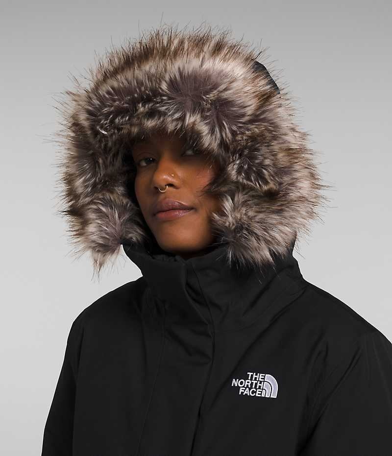 The North Face Arctic Parka Dam Svarta | SE ZNJFOY