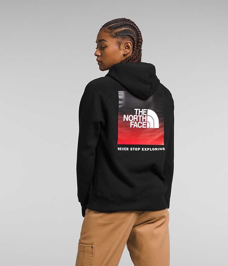 The North Face Box NSE Pullover Hoodie Dam Svarta | SVERIGE PAFORB