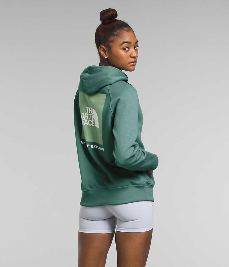 The North Face Box NSE Pullover Hoodie Dam Gröna | STOCKHOLM ILRMVS