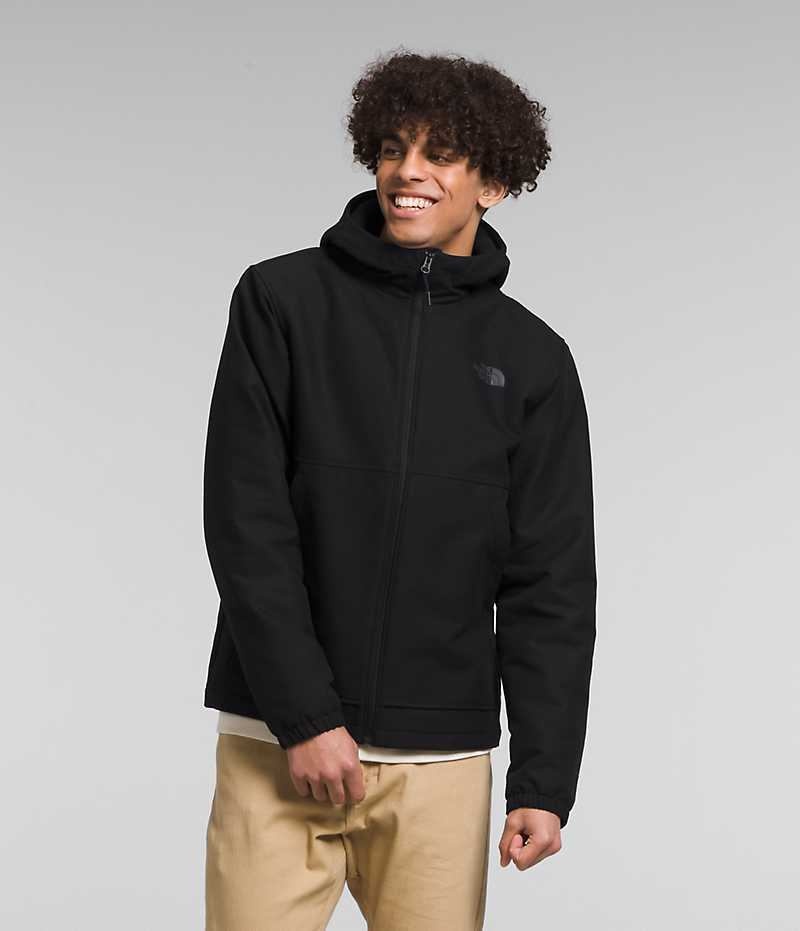 The North Face Camden Thermal Hoodie Softshelljacka Herr Svarta | SVERIGE JTEDXU