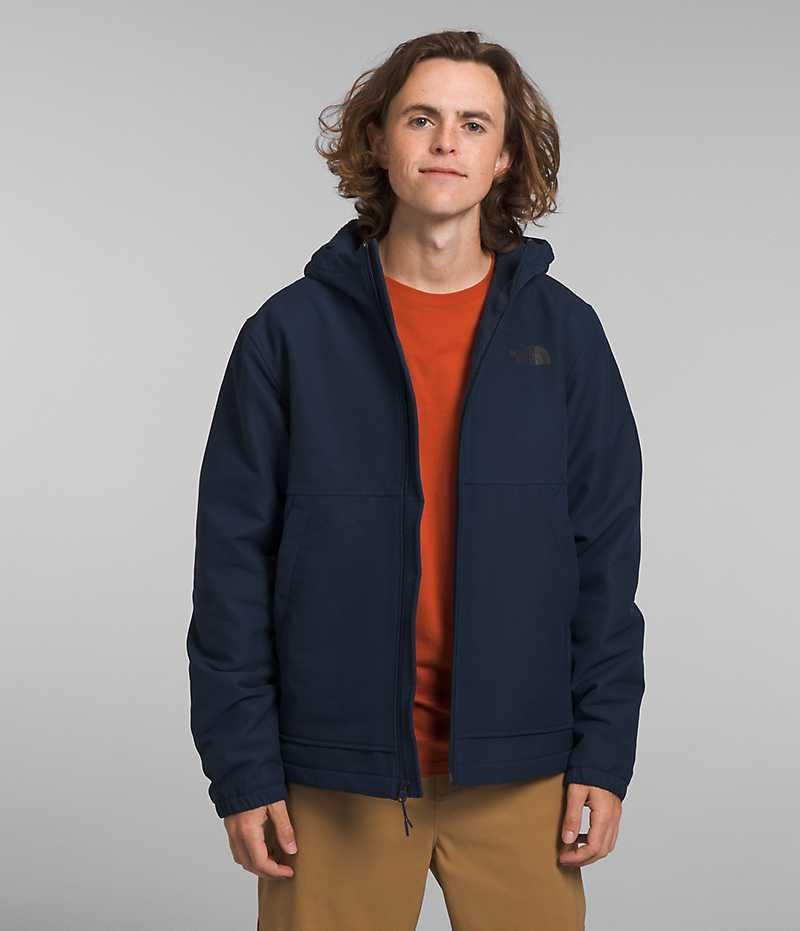 The North Face Camden Thermal Hoodie Softshelljacka Herr Marinblå | STOCKHOLM RWVCZJ