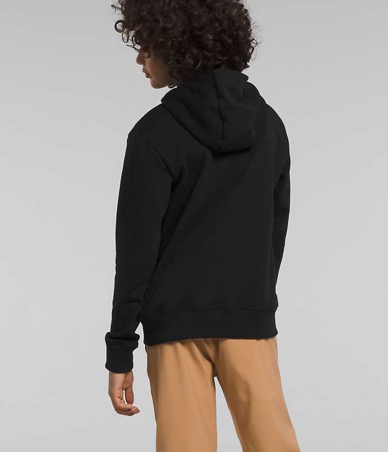 The North Face Camp Fleece Pullover Hoodie Pojke Svarta | SVERIGE KFGVRS