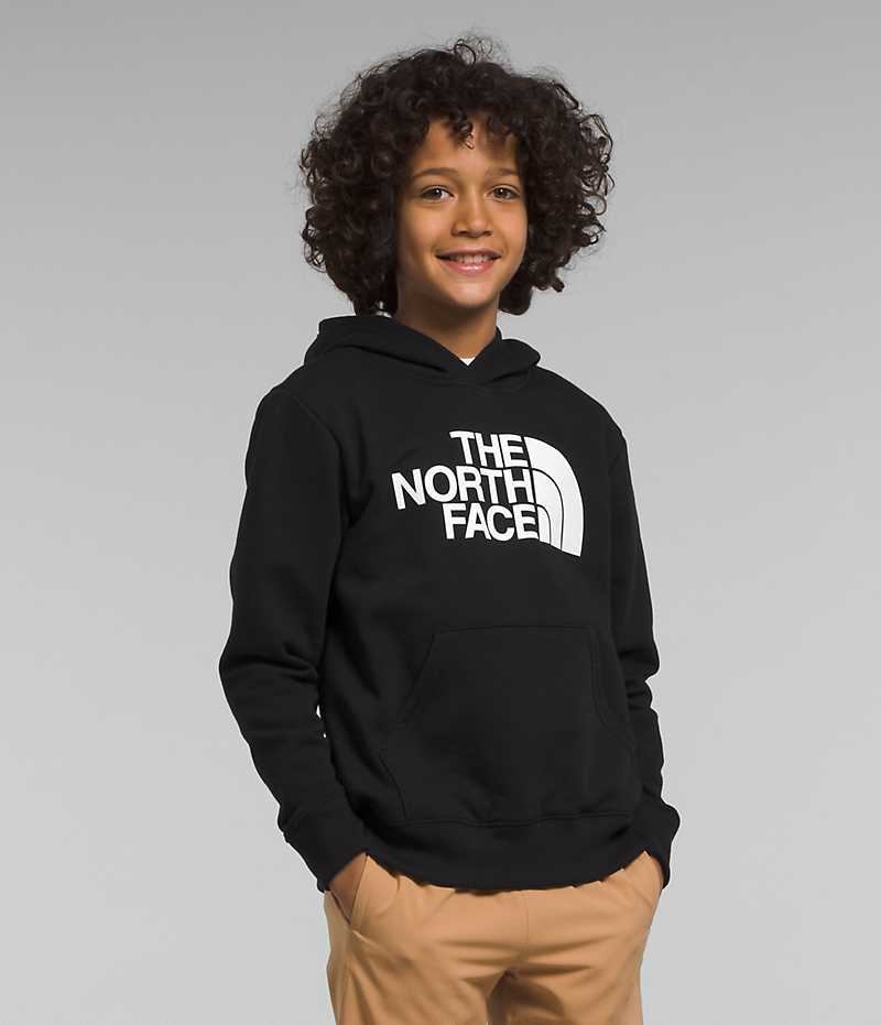 The North Face Camp Fleece Pullover Hoodie Pojke Svarta | SVERIGE KFGVRS